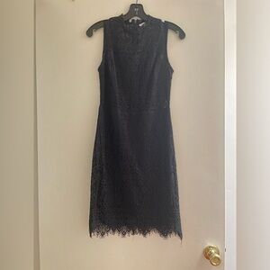 Black lace dress